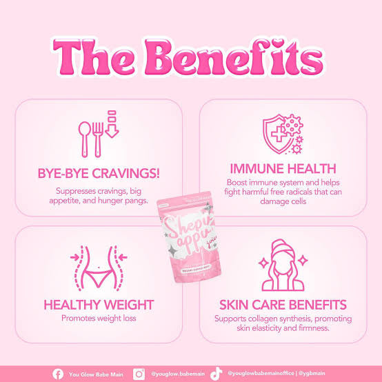 Hope Glow Crystal Peach Glutathione Juice Drink – 10 Sachets (18g Each)