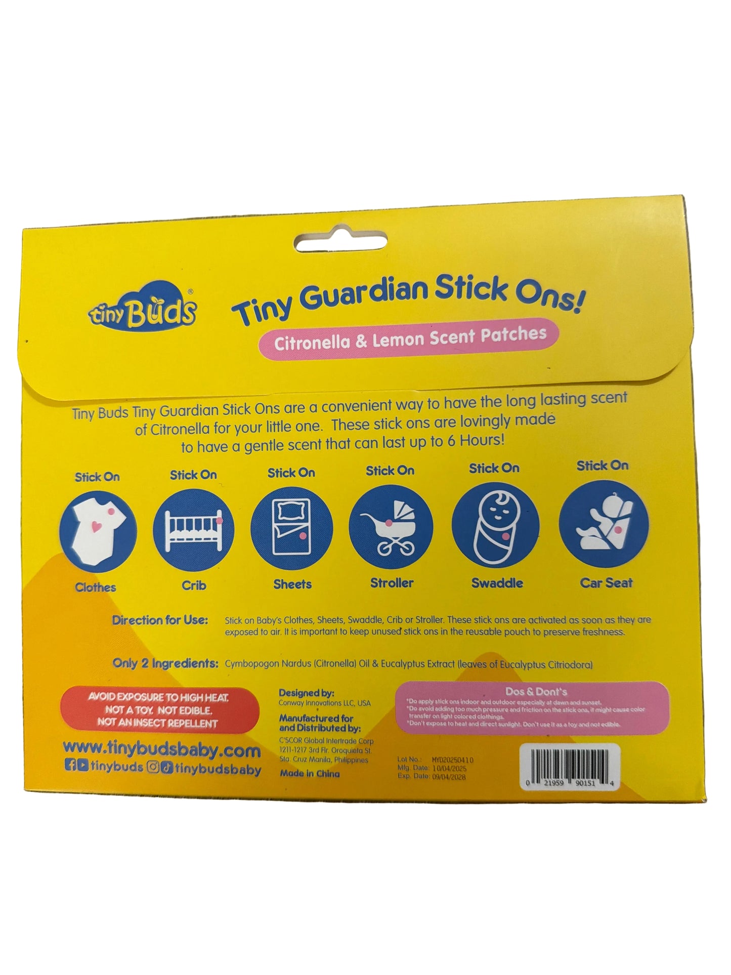 Tiny Buds Tiny Guardian Stick Ons (24 Stick-Ons) 2 for $23
