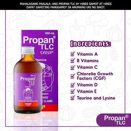 Propan TLC syrup 250ml Orange