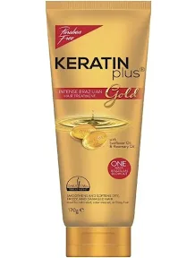 Keratin Plus Gold Intense Brazilian Hair Treatment 200g