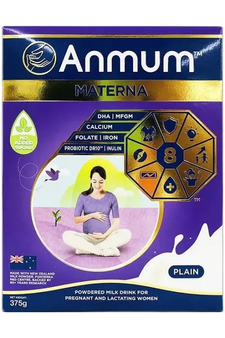 ANMUM MATERNA POWDERED MILK DRINK FOR PREGNANT WOMEN PLAIN (375G)