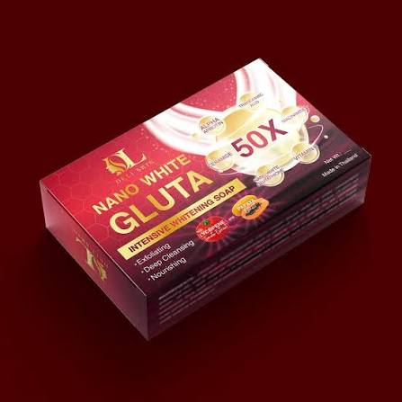 DELI SKIN NANO WHITE GLUTA INTENSIVE WHITENING SOAP ๐งผ
