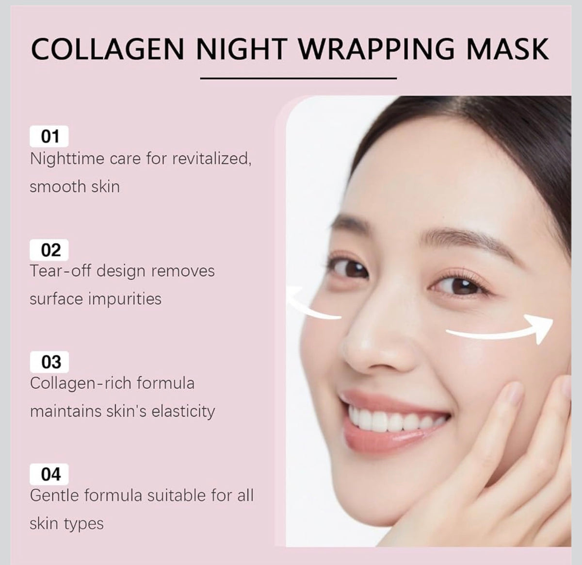 YUR Korean Beauty Collagen Night Wrapping Mask – 75ml