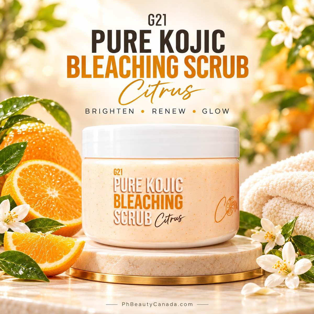 G21 Pure Kojic Bleaching Scrub – Citrus