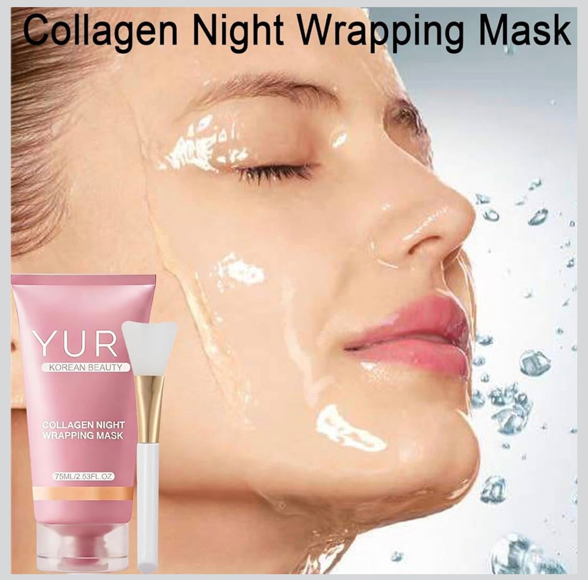 YUR Korean Beauty Collagen Night Wrapping Mask – 75ml