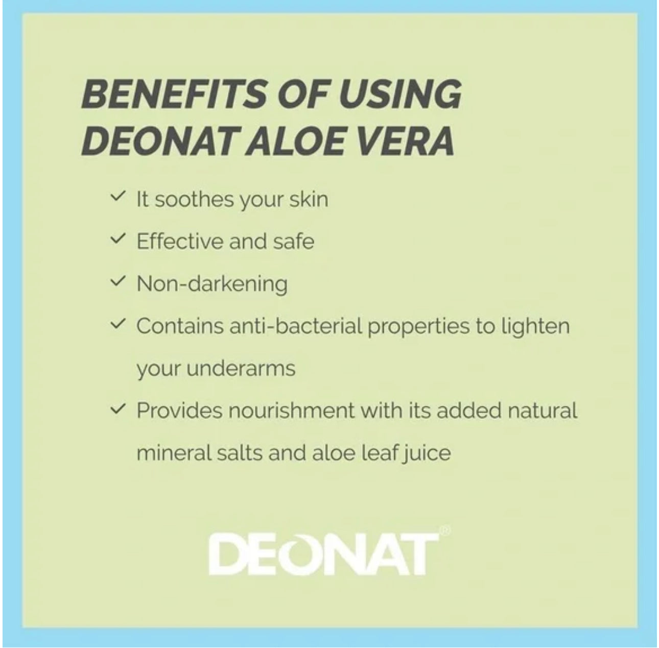 DeoNat Aloe Mineral Deodorant Rollon