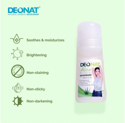 DeoNat Aloe Mineral Deodorant Rollon