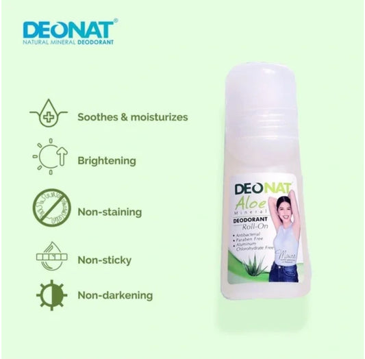 DeoNat Aloe Mineral Deodorant Rollon