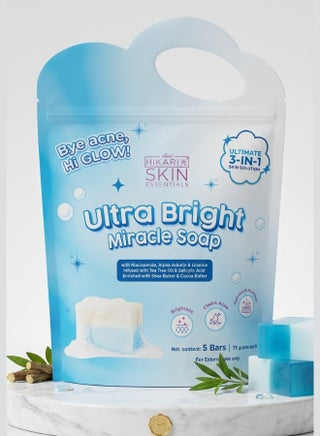 Hikari Ultra Bright Miracle Soap (5 Bars x 75g