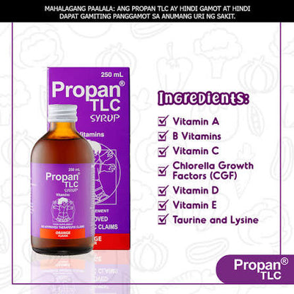 Propan TLC syrup 250ml Orange