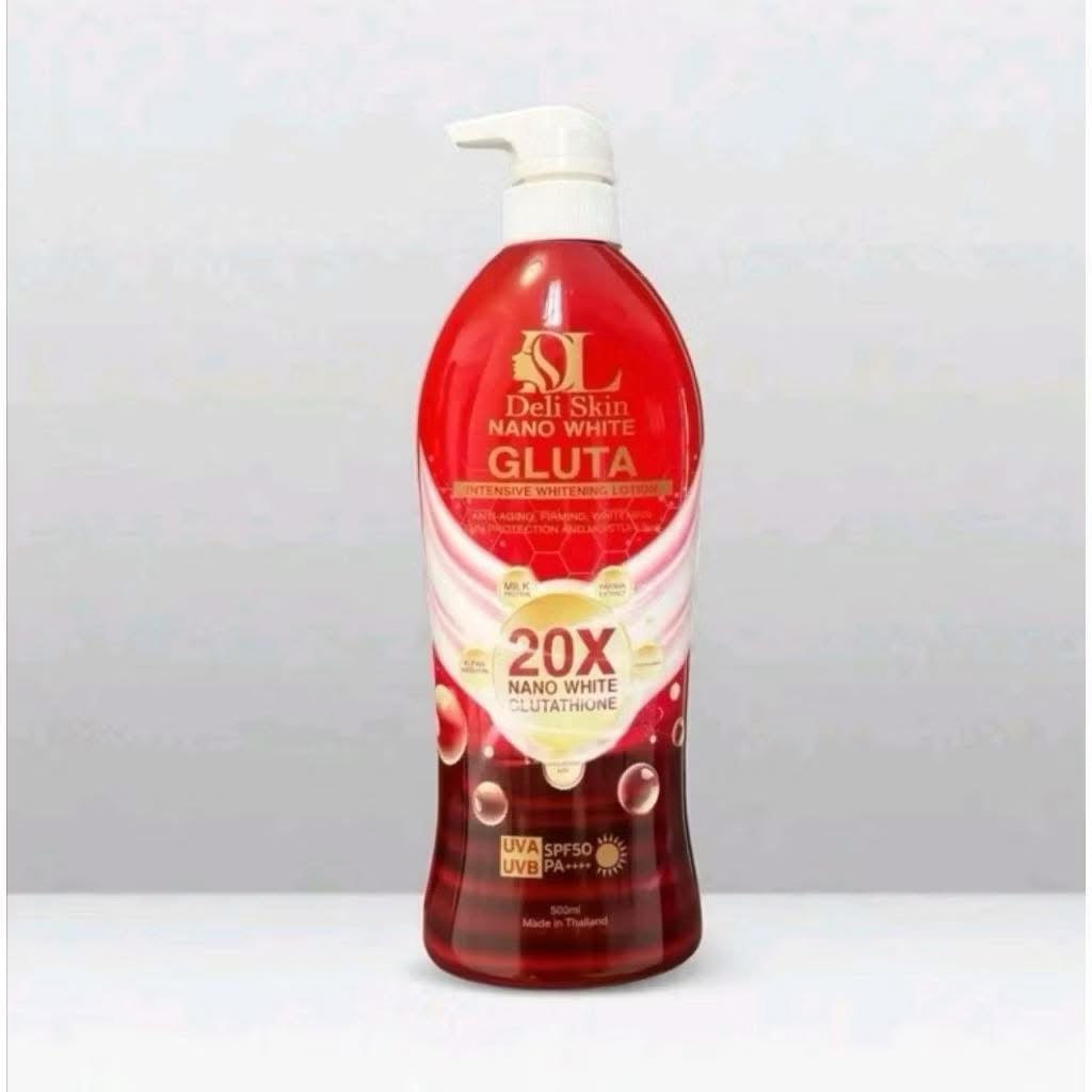 Deli Skin Nano White Gluta Intensive Whitening Lotion (500gm)