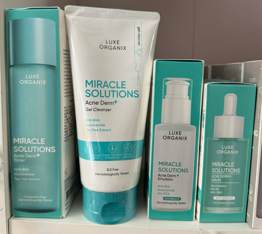 Luxe Organix Miracle Solutions: Your Acne Care Essentials