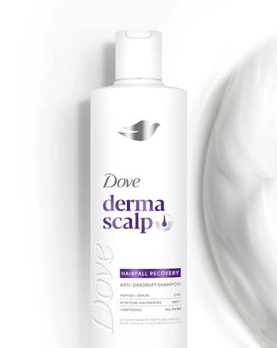 DOVE Dermacare Scalp Anti-dandruff Shampoo Hairfall Recovery 300ml