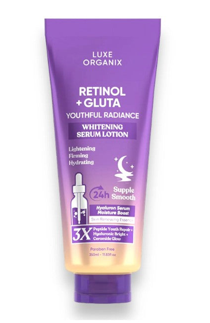Luxe Organix Retinol + Gluta Whitening Serum Lotion