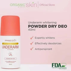 Organic Skin Underarm Whitening & Anti-Perspirant